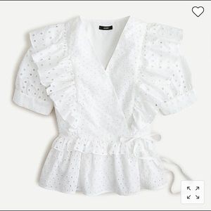 JCrew Raffle Blouse With Tags